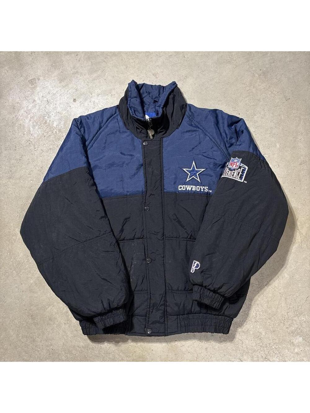 Vintage 90s Dallas Cowboys Pro Player NFL Experience Football Jacket Mens L